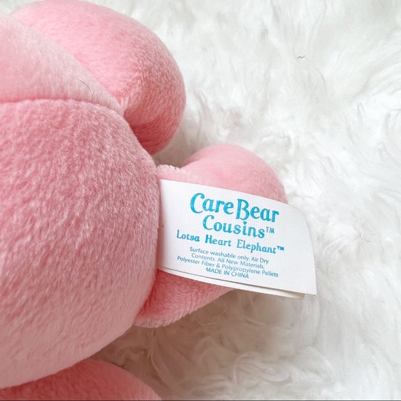 CARE BEAR Cousins Lotsa Heart Elephant Plush 2004 Plush Stuffed Animal SOLD - Picture 7 of 8
